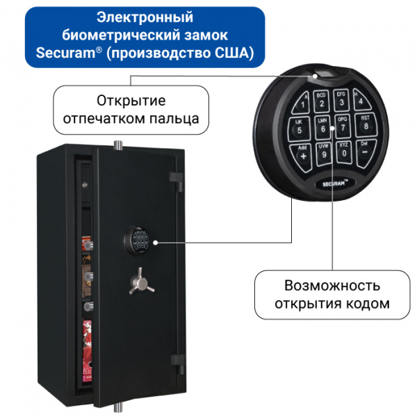 Сейф с биометрическим замком Royal Guard 94 Primary